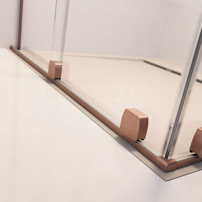 Furo Brushed Copper Walk-in