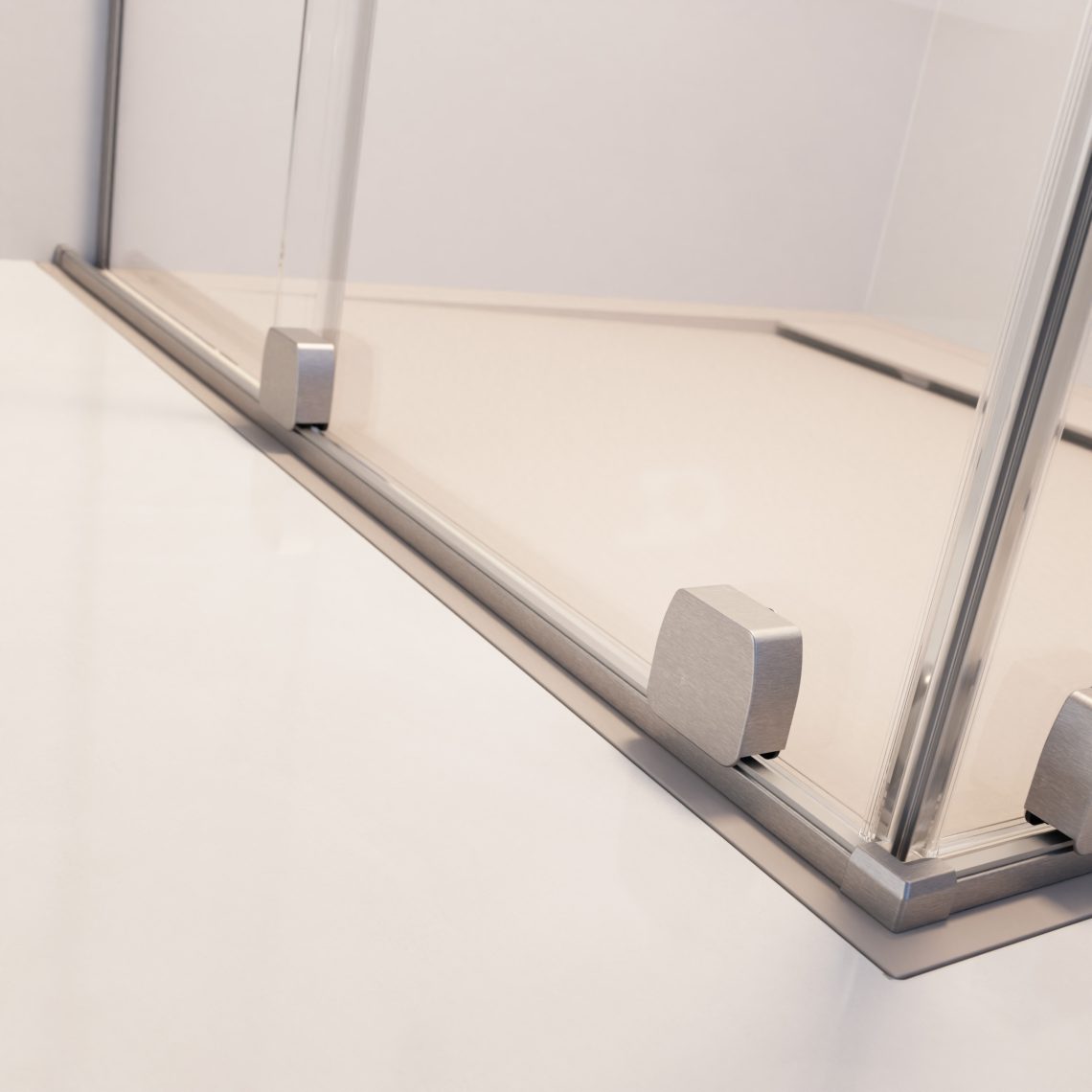 Furo Brushed Nickel Walk-in