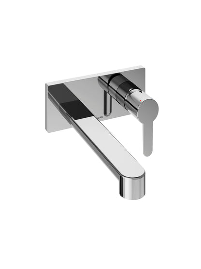 Wastafel inbouwwaterkraan Puri Zwart/Chrome L'oreau