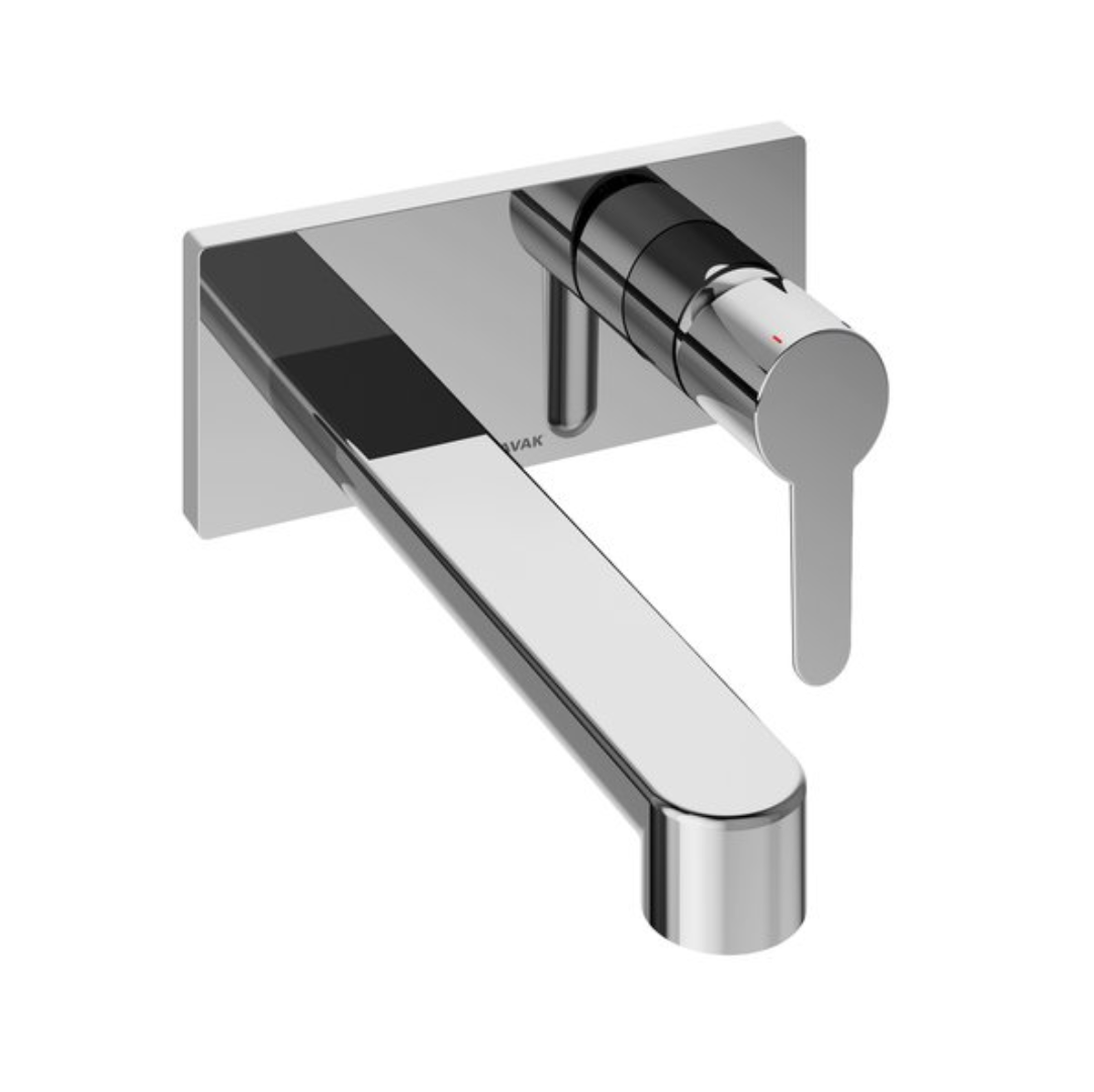 Wastafel inbouwwaterkraan Puri Zwart/Chrome L'oreau