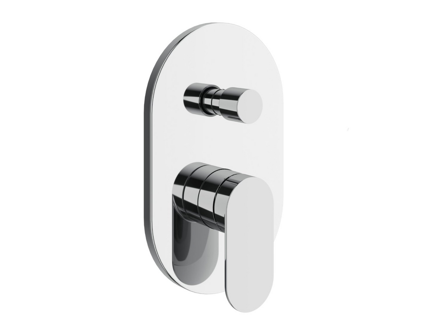 Ravak Chrome - Douche set met ingebouwde mengkraan, inbouwlichaam, chroom X07S014