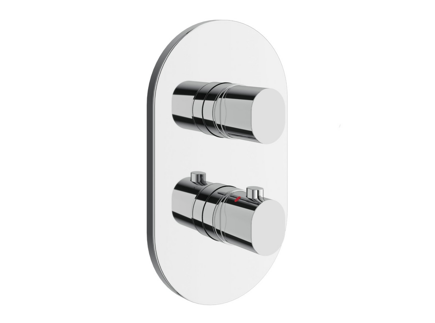 Ravak Chrome - Doucheset met inbouwthermostaat, met inbouwdeel, chroom X07S015