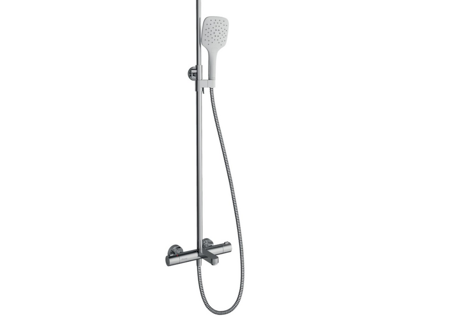 Ravak Termo - Set de douche 300, avec thermostatique de bain, chrome blanc X070098