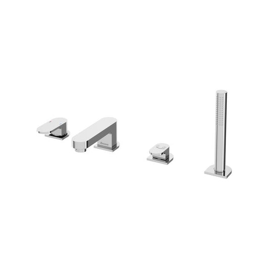 Classic Four Hole Bath Tap Ravak - Chrome Finish for Luxury Bathrooms