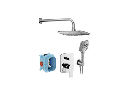 Ravak Classic - Douche set met ingebouwde mengkraan, inbouwlichaam, chroom X07S016